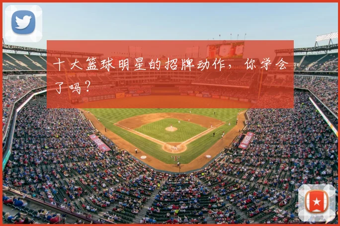 十大篮球明星的招牌动作，你学会了吗？